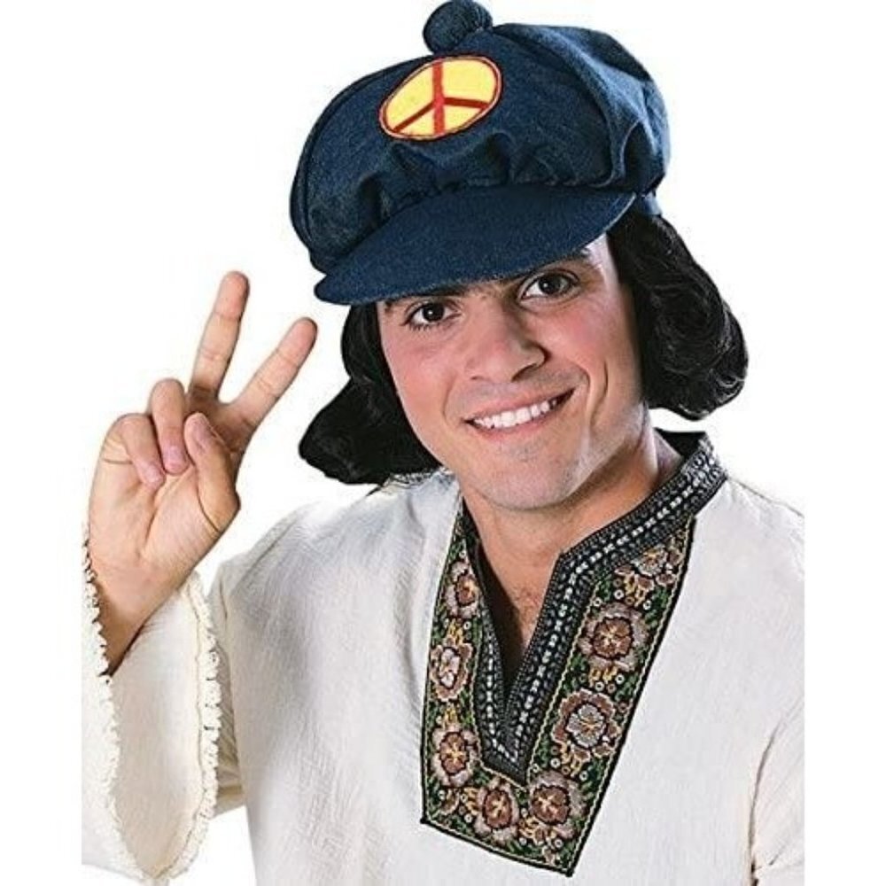 Rubie's Costume Co ADโ Hat with Peace Sign Costume